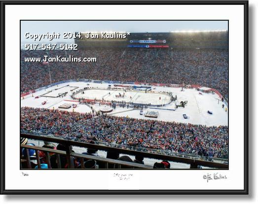Click on this image to see an enlarged view of WINTER CLASSIC 2014 UofM Stadium photo print.