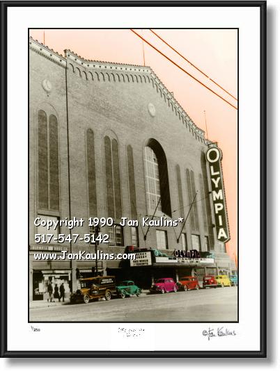 Click on this image to see an enlarged view of OLYMPIA STADIUM  Detroit Red Wings picture.