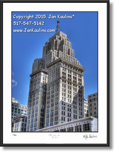 Click on this image to see an enlarged view of PENOBSCOTT BLDG DETROIT photo art print.