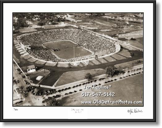 Click on this image to see an enlarged view of THE FIRST GAME Michigan Stadium Oct. 1, 1927.
