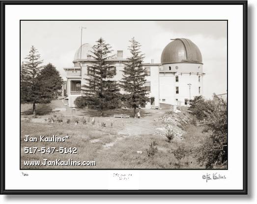 Click on this image to see an enlarged view of Old Vintage Ann Arbor UofM OBSERVATORY 1915.
