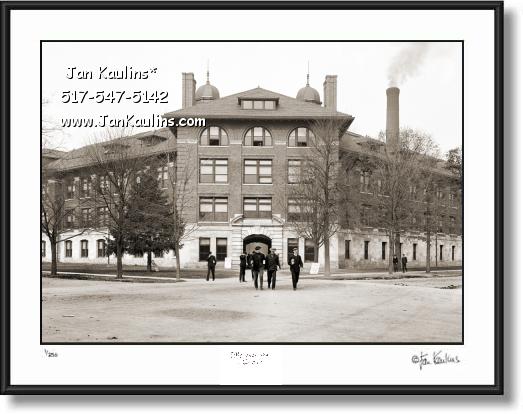 Click on this image to see an enlarged view of Old ANN ARBOR UofM ENGINEERING BLDG. 1905.