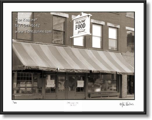 Click on this image to see an enlarged view of OLD PRETZEL BELL Ann Arbor photo print.