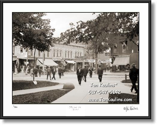 Click on this image to see an enlarged view of Old Vintage ANN ARBOR STATE STREET 1903.