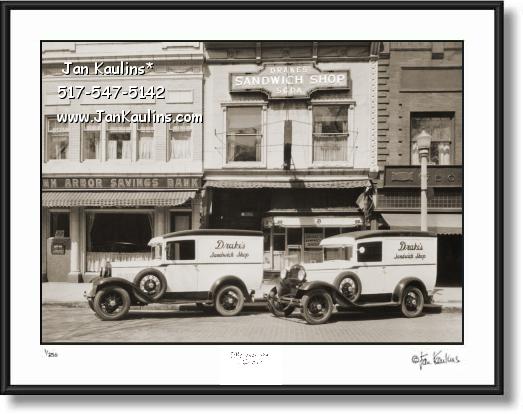Click on this image to see an enlarged view of DRAKES SANDWICH SHOP Ann Arbor photo print.