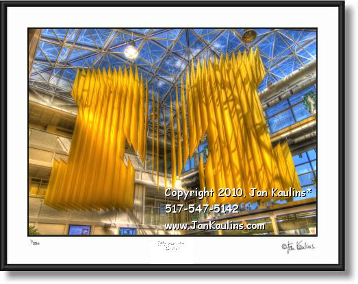 Click on this image to see an enlarged view of BIG M sculpture BIG M sculpture photo print.