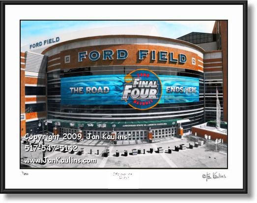 Click on this image to see an enlarged view of MSU FINAL FOUR MSU Final Four MSU photo print.