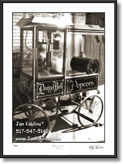 Click on this image to see an enlarged view of PRETZEL BELL ANN ARBOR old photo art print.