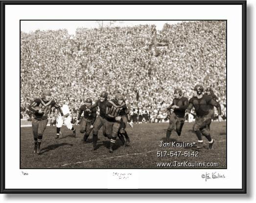 Click on this image to see an enlarged view of MICHIGAN STADIUM Oct. 22, 1927 Dedication.