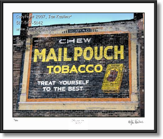 Click on this image to see an enlarged view of CHEW MAIL POUCH TOBACCO Detroit photo.