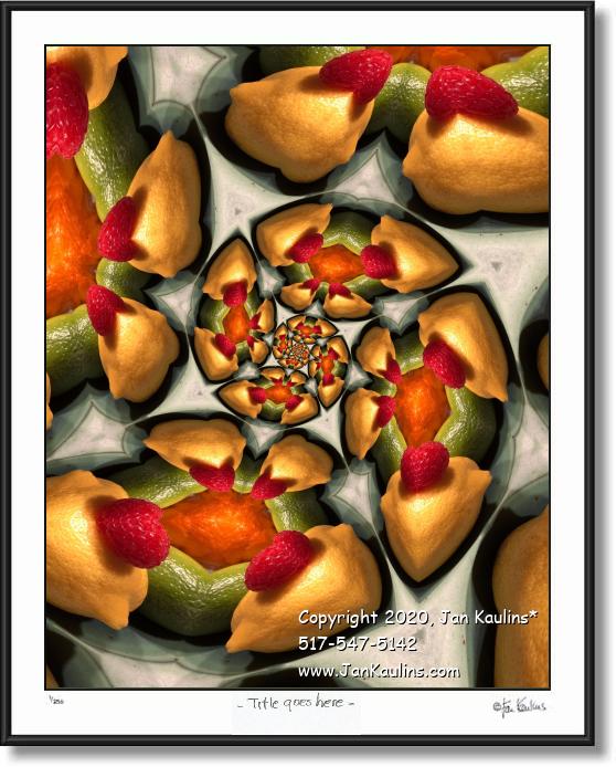 Click on this image to see an enlarged view of RASPBERRY CRABS WITH LEMON.