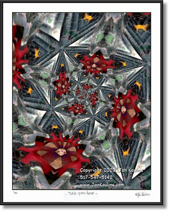 Click on this image to see an enlarged view of ELECTRIC  FLOWERS IN THE ROBOT'S DREAM.