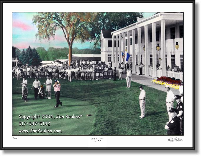 Click on this image to see an enlarged view of OAKLAND HILLS COUNTRY CLUB photo print.