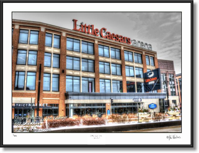 Click on this image to see an enlarged view of LITTLE CAESARS ARENA photo picture art print.
