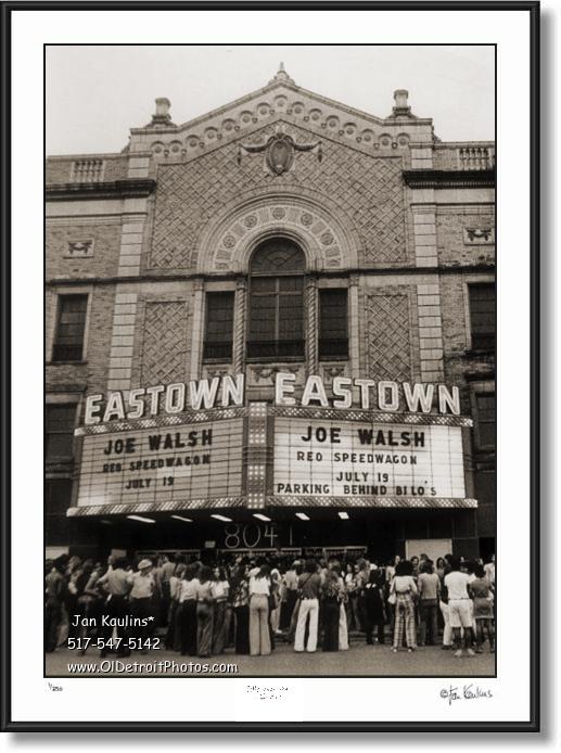 Click on this image to see an enlarged view of EASTOWN THEATER DETROIT photo picture print.