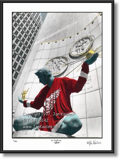 Spirit of Detroit Detroit Red Wings picture photo