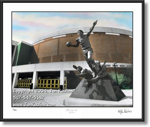 Click on this image to see an enlarged view of BRESLIN Center photo MSU BRESLIN photo print.