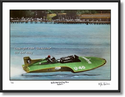 Click on this image to see an enlarged view of Detroit Gold Cup Race Miss Bardahl picture photo.