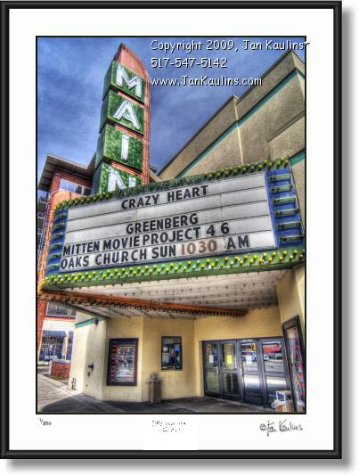 Click on this image to see an enlarged view of ROYAL OAK photo art print photo MAIN THEATRE.
