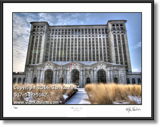 Click on this image to see an enlarged view of MICHIGAN CENTRAL STATION  Photo Art Print.