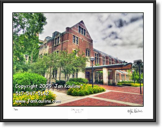 Click on this image to see an enlarged view of Michigan League UofM Ann Arbor photo art print.