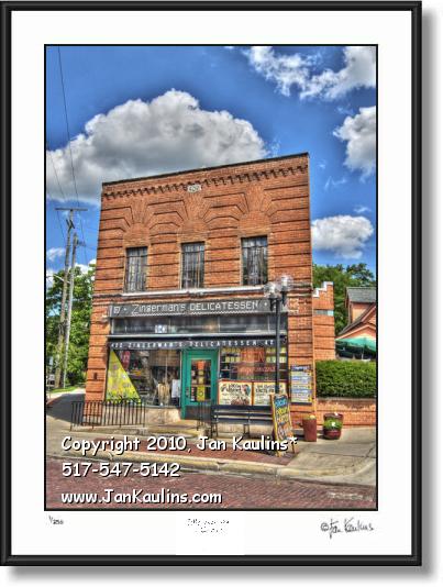 Click on this image to see an enlarged view of Zingerman's Deli Ann Arbor photo art print photo.