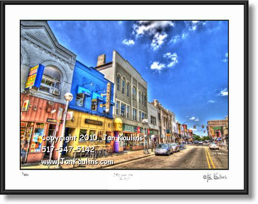 Click on this image to see an enlarged view of ANN ARBOR STATE ST. photo art print photo.