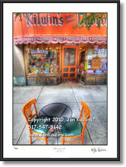 Click on this image to see an enlarged view of KILWIN'S CHOCOLATES Ann Arbor photo art print.