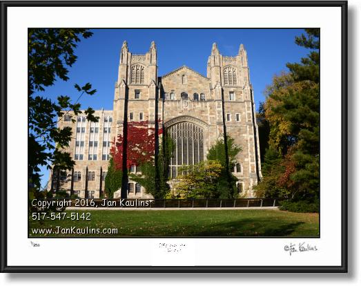 Click on this image to see an enlarged view of UofM LAW QUAD Ann Arbor photo picture art print.
