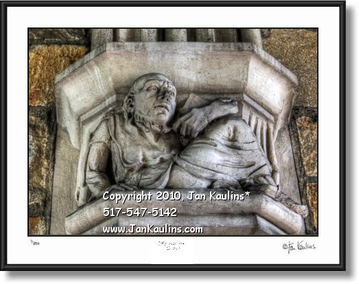 Click on this image to see an enlarged view of UofM Law Quad photo art print THE SCHOLAR.