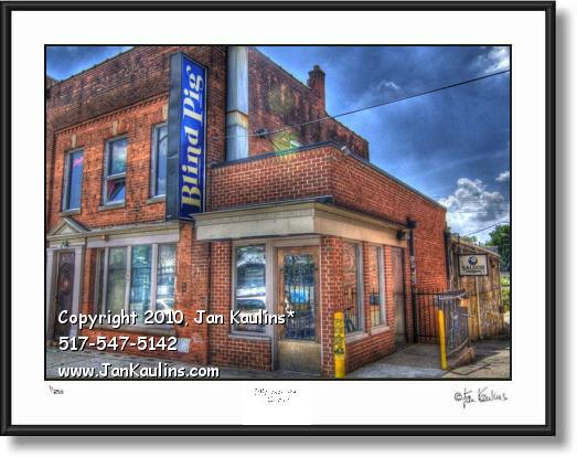 Click on this image to see an enlarged view of BLIND PIG BAR ANN ARBOR photo art print.