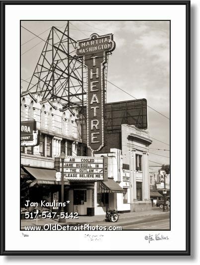 Click on this image to see an enlarged view of Hamtramck Theater MARTHA WASHINGTON photo.