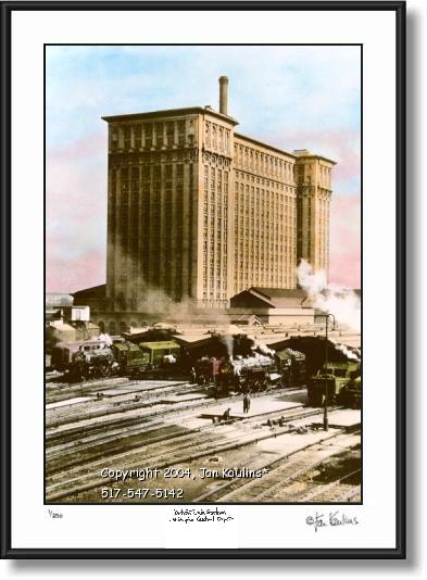 Detroit Train Depot photo  Michigan Central Depot