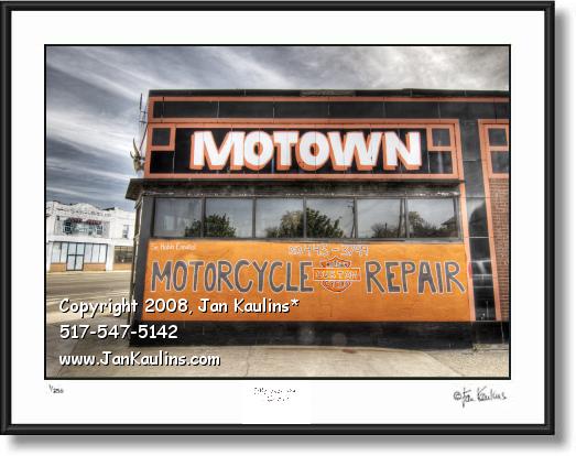 Click on this image to see an enlarged view of MOTOWN Harley Davidson Motown photo print.