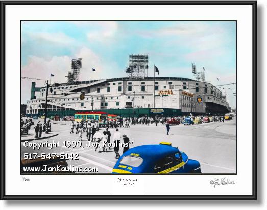 BRIGGS STADIUM Detroit picture photo art print