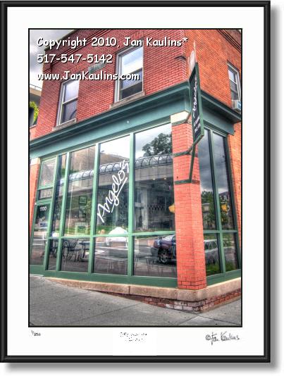 Click on this image to see an enlarged view of ANGELO'S Restaurant Ann Arbor photo art print.