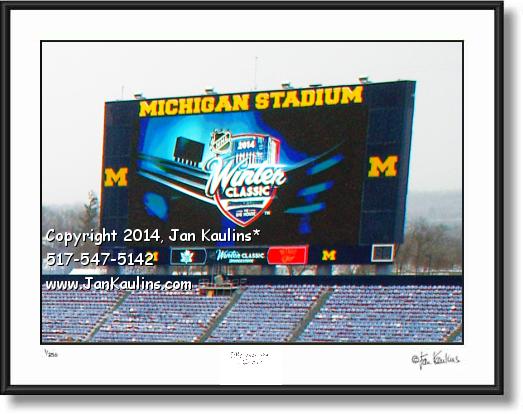Click on this image to see an enlarged view of BRIDGESTONE WINTER CLASSIC 2014 photo print.
