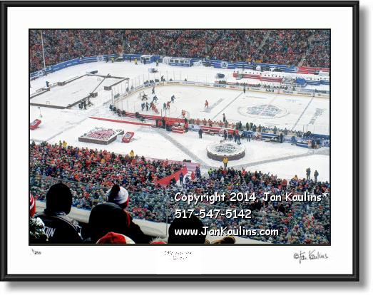 Click on this image to see an enlarged view of 2014 WINTER CLASSIC UofM photo picture print.